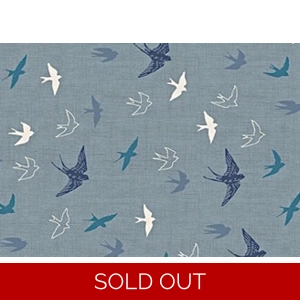 Hedgerow - Swallows - Blue